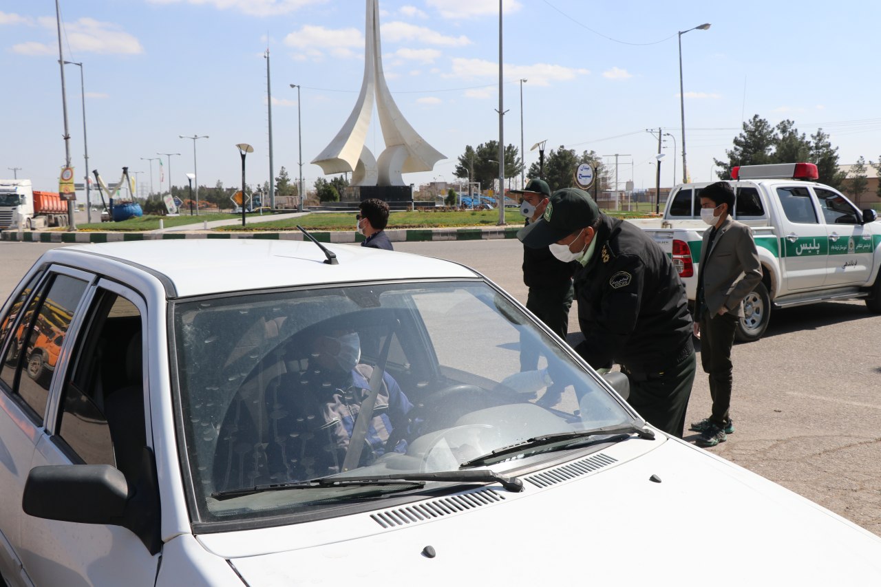 گزارش تصویری از حضور مسئولان تربت جام در نظارت بر اجرای طرح کاهش زنجیره انتقال بیماری کرونا