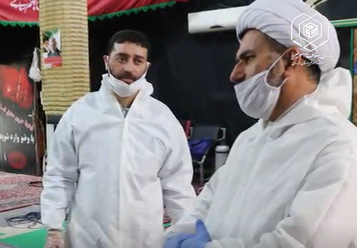 مساعدت ۲۰۰ میلیونی اوقاف به یک کارگاه تولید اقلام بهداشتی