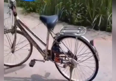 تبدیل دوچرخه ساده به مدل برقی + فیلم