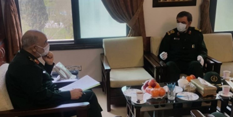 دبیر مجمع تشخیص مصلحت نظام با فرمانده کل سپاه دیدار کرد