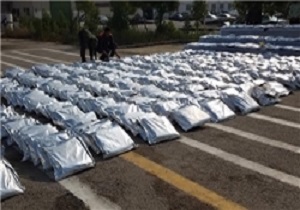 کشف ۲ تن انواع موادمخدر در ایرانشهر