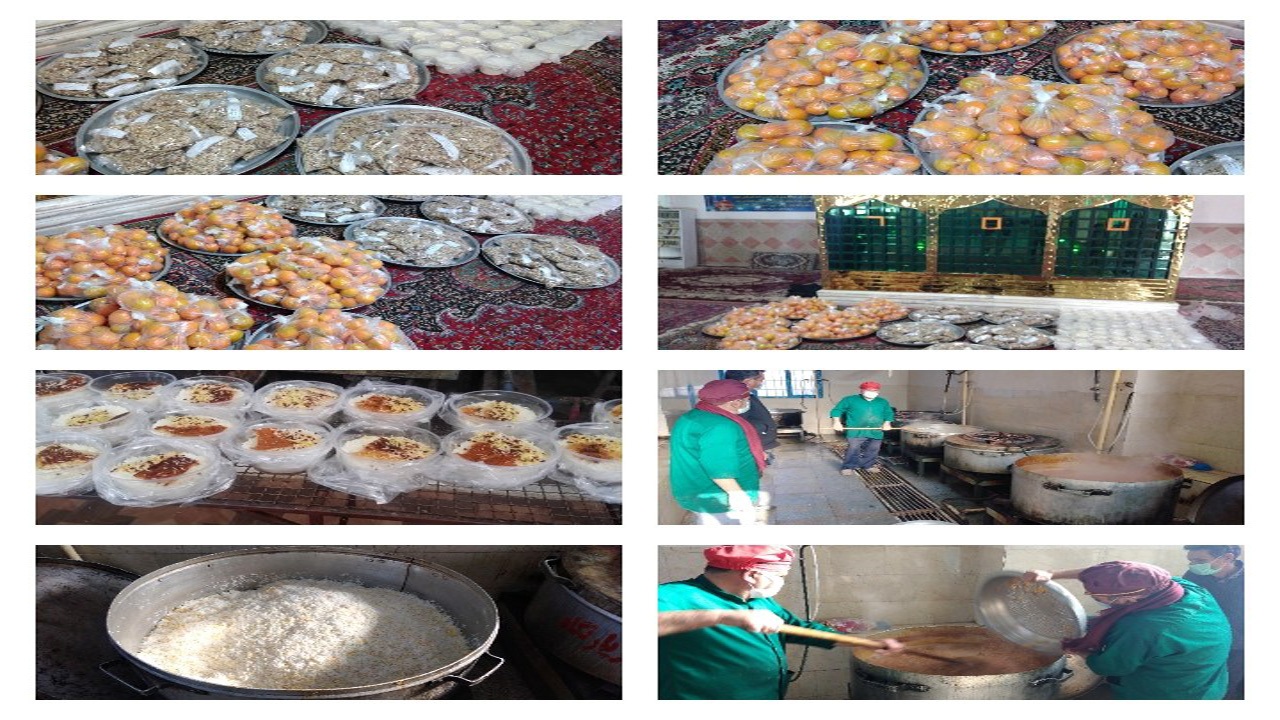 توزیع ۱۵۰۰پرس غذای گرم در شب یلدا