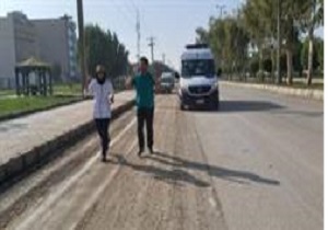 ادای احترام بانوی دونده آبادانی به مدافعان سلامت