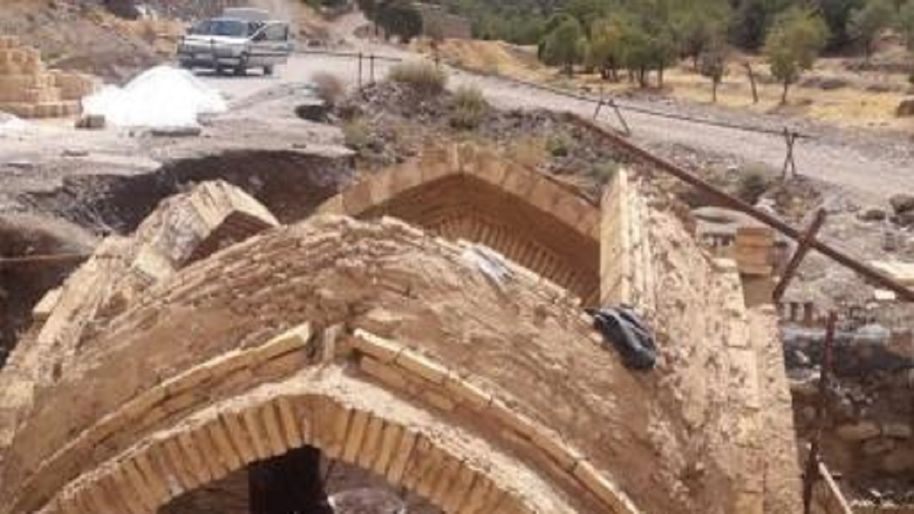 پایان مرحله اول مرمت حمام تاریخی روستای وانشان گلپایگان