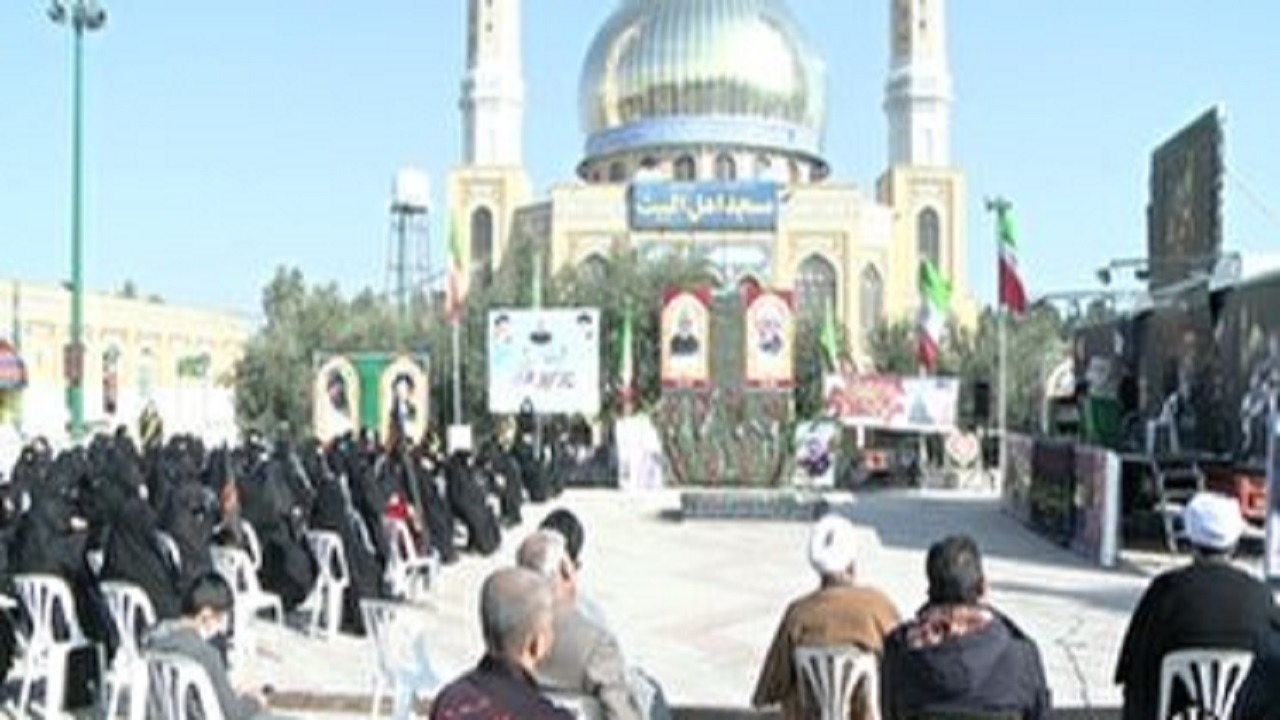 آیین بزرگداشت شهید سلیمانی و اربعین شهید فخری زاده در قم برگزار شد