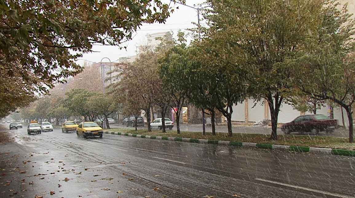 افزایش بارندگی‌های پاییزه در مراغه