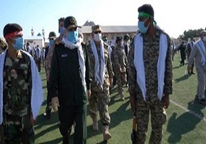 دیدار فرمانده کل سپاه با بسیجیان جزیره بوموسی