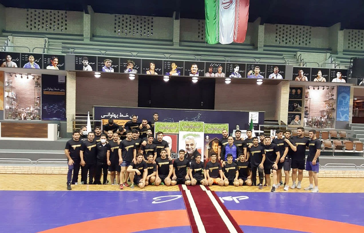 برگزاری مراسم گرامیداشت سالگرد شهادت سپهبد حاج قاسم سلیمانی در خانه کشتی