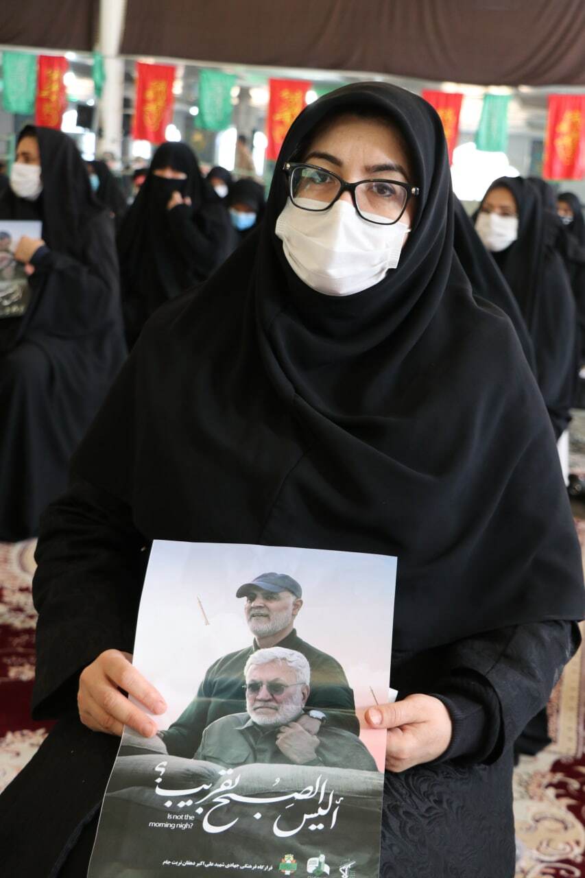 گزارش تصویری از برگزاری مراسم سالگرد شهادت سردار قاسم سلیمانی در تربت جام