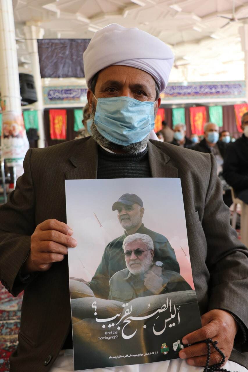 گزارش تصویری از برگزاری مراسم سالگرد شهادت سردار قاسم سلیمانی در تربت جام