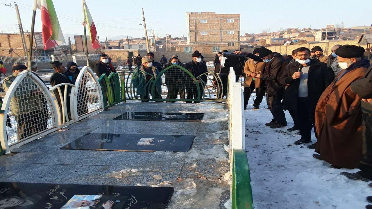 مراسم یادبود سردار سلیمانی در روستای تازه‌کند + تصاویر