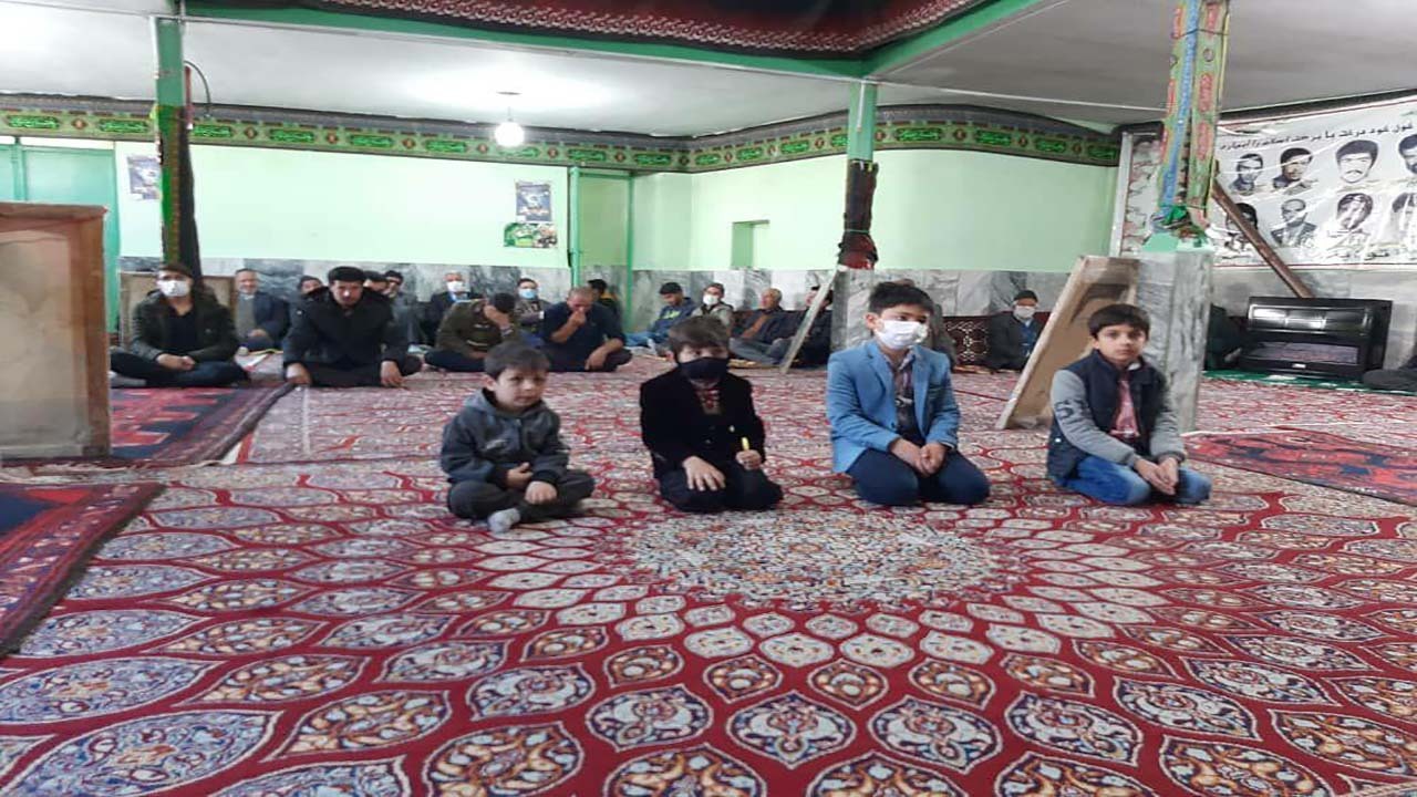 مراسم عزاداری شهادت سردار سلیمانی در روستای توآباد + تصاویر