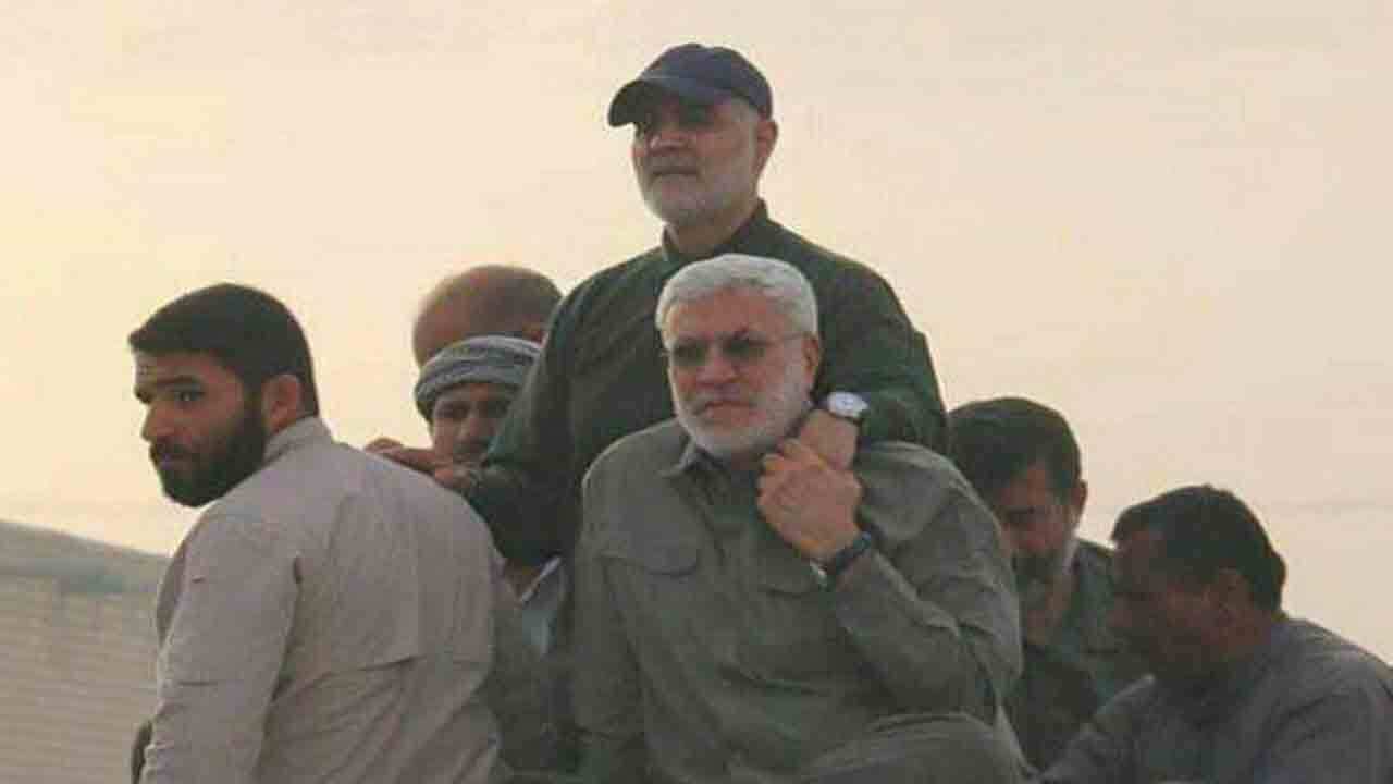 شهیدان سلیمانی و المهندس 