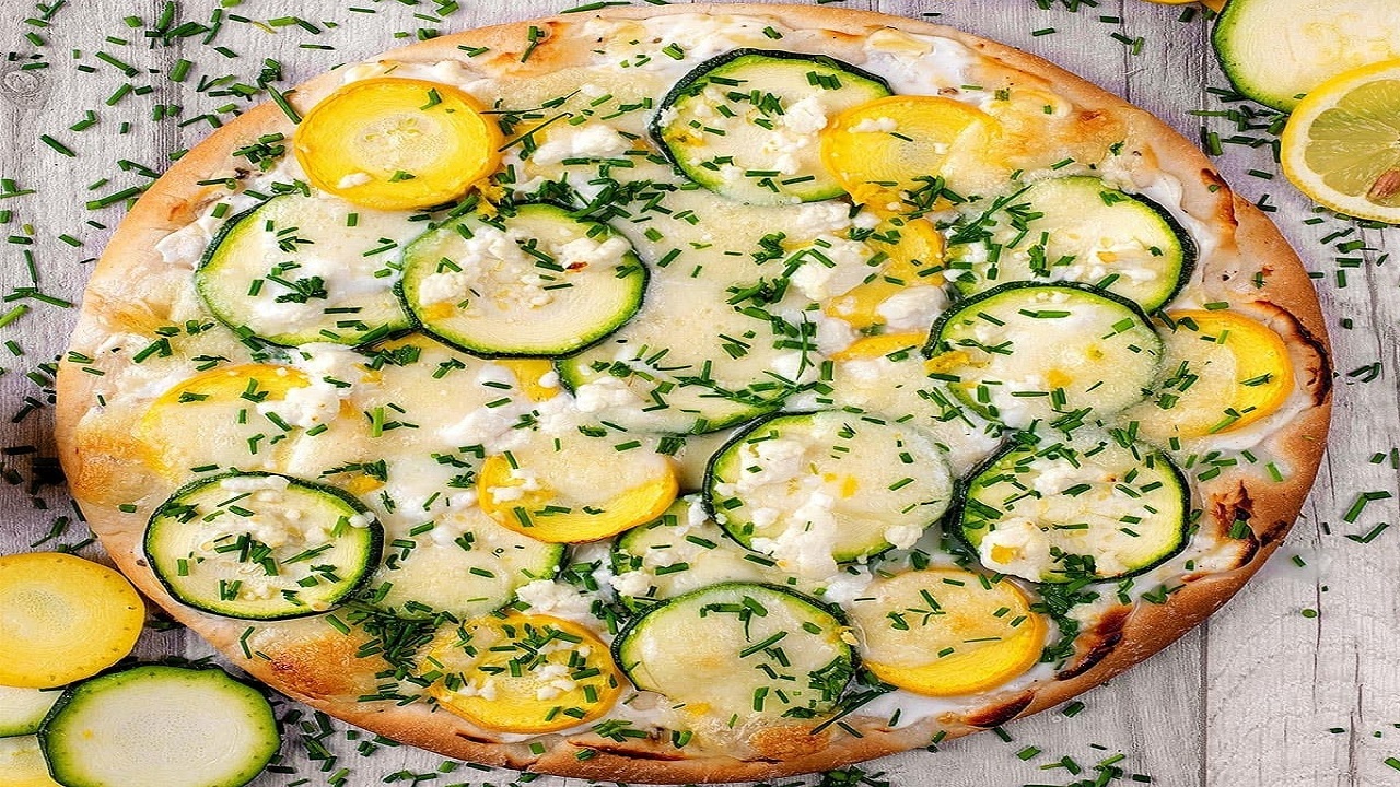 طرز تهیه پیتزا کدو سبز
