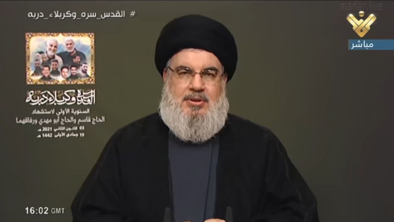 سید حسن نصرالله: ‌ایران هر زمان که بخواهد انتقام شهادت سلیمانی را می‌گیرد