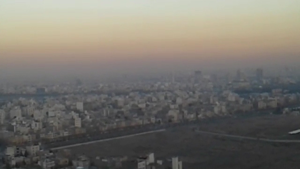 فیلمی از آسمان غبارآلود مشهد