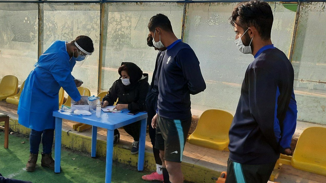 پیکانی‌ها قبل از بازی با نساجی تست کرونا دادند