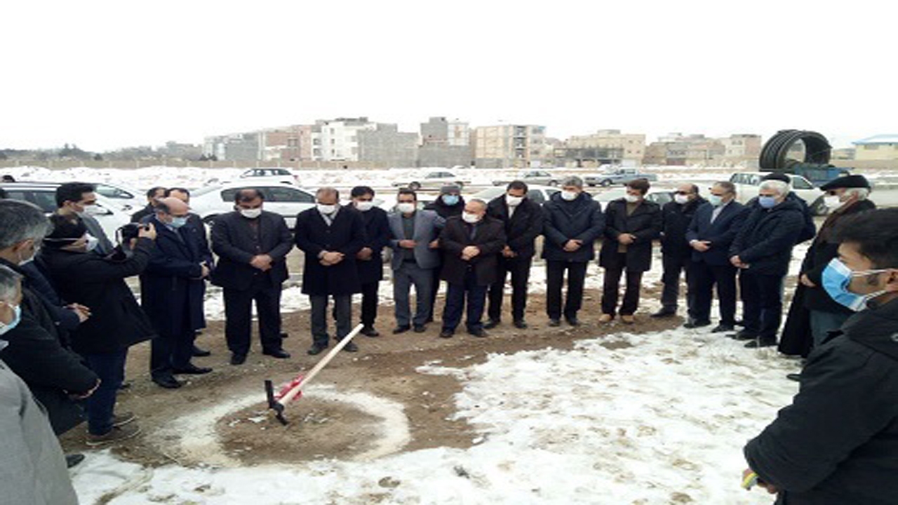 کلنگ احداث ۲ مدرسه در شهرستان شیروان به زمین زده شد