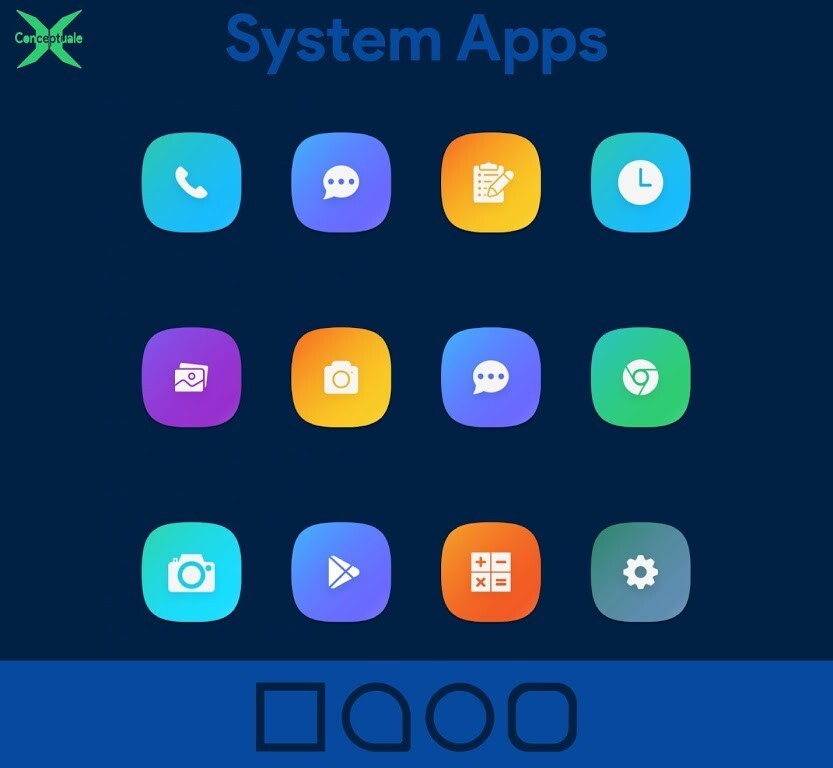 دانلود Darko5 &ndash; Icon Pack 1.2 &ndash; آیکون&zwnj;پک دارکو فایو اندروید