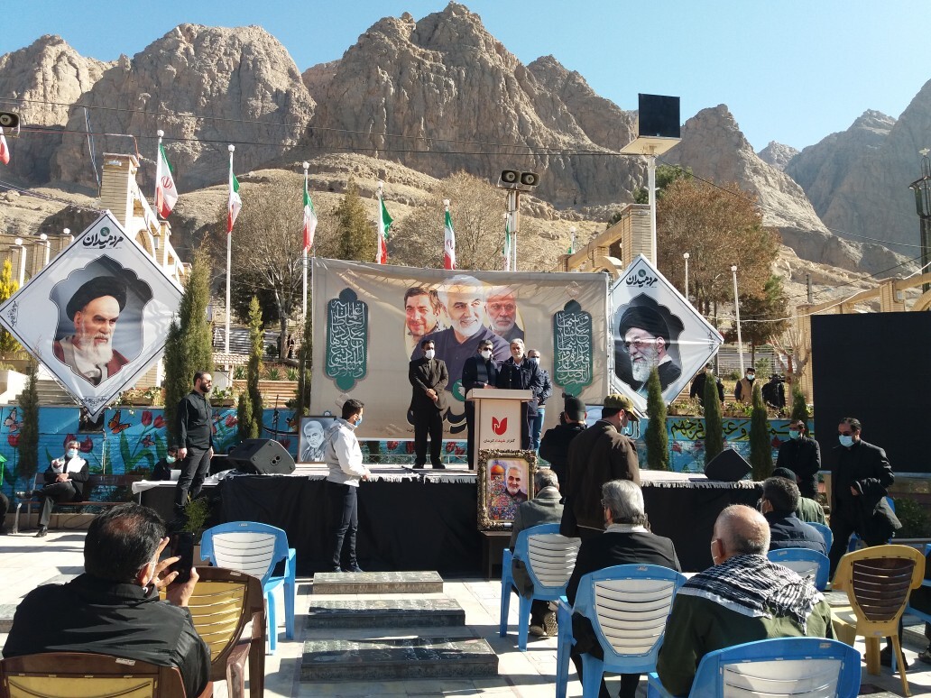 دبیرکل جنبش جهاد اسلامی فلسطین  در گلزار شهدای کرمان 