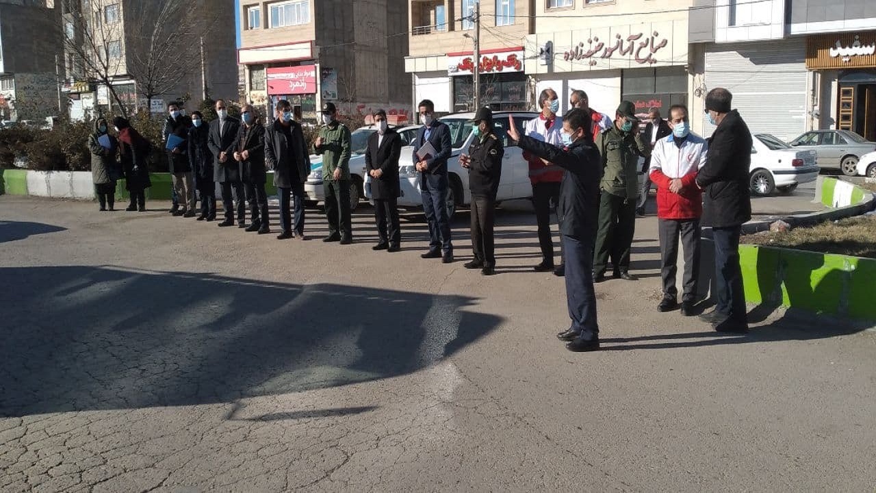 آغاز رزمایش پیشگیری از شیوع ویروس کرونا در اردبیل