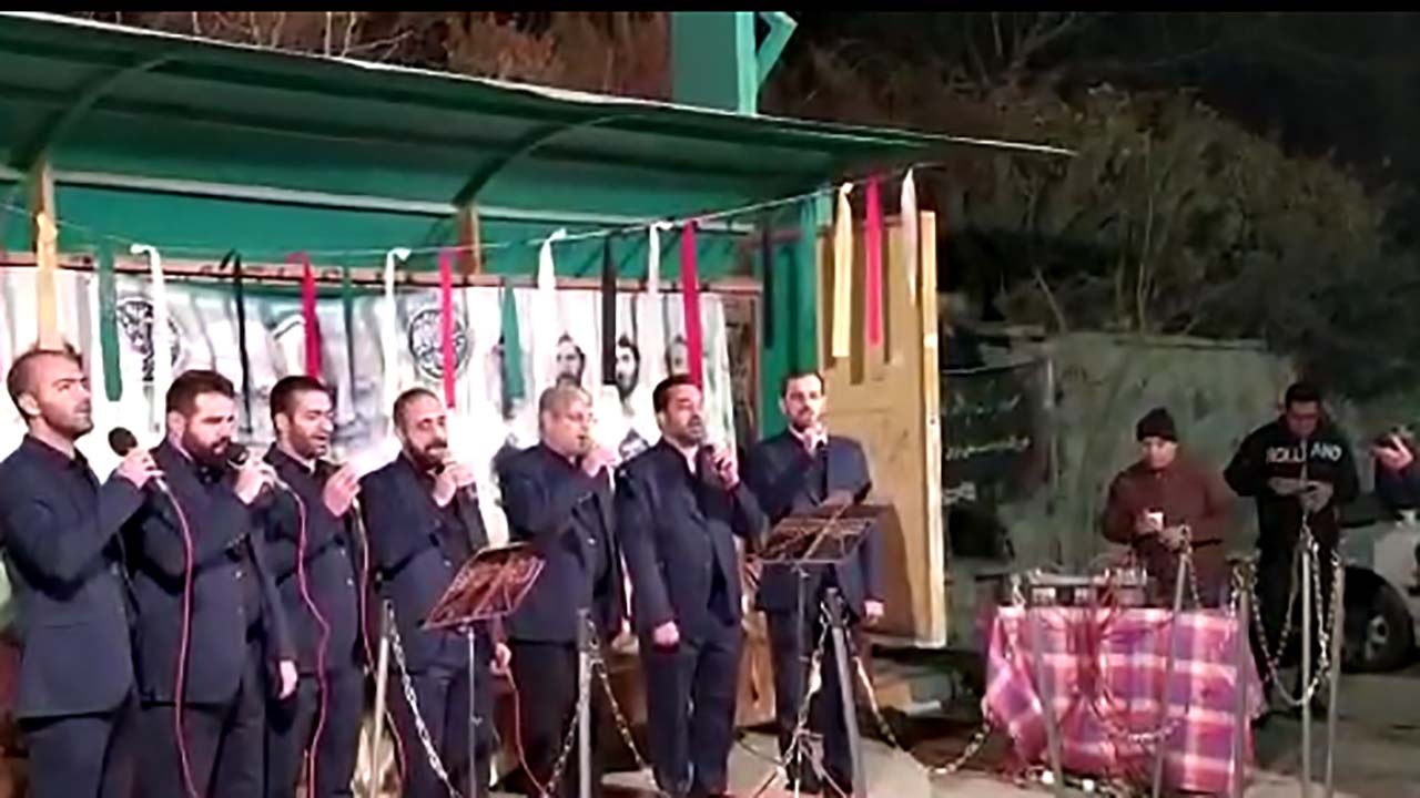 مراسم گرامیداشت سالگرد شهادت سردار سلیمانی در محله افجه لواسان + فیلم و تصاویر