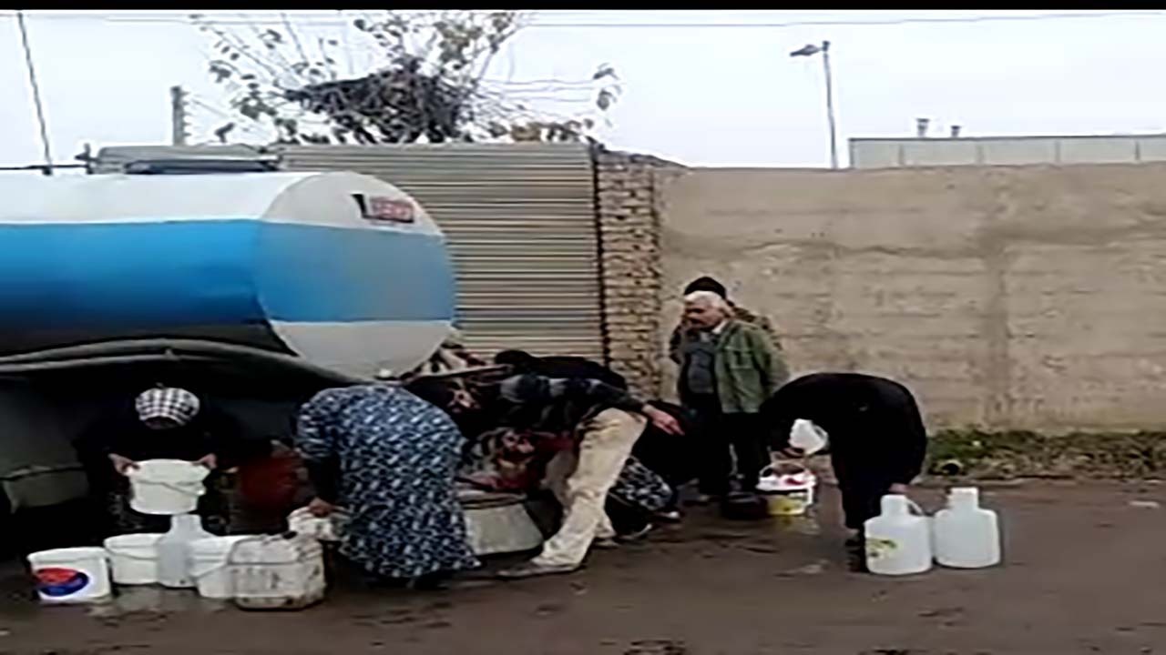 مشکلات بی‌آبی در روستای قلی‌آباد + فیلم و تصاویر