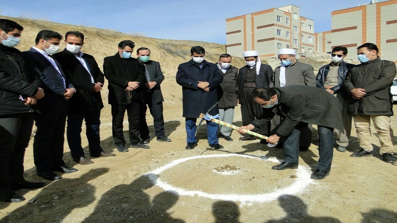 کلنگ زنی ۱۸ واحد مسکن مددجویی در دیواندره
