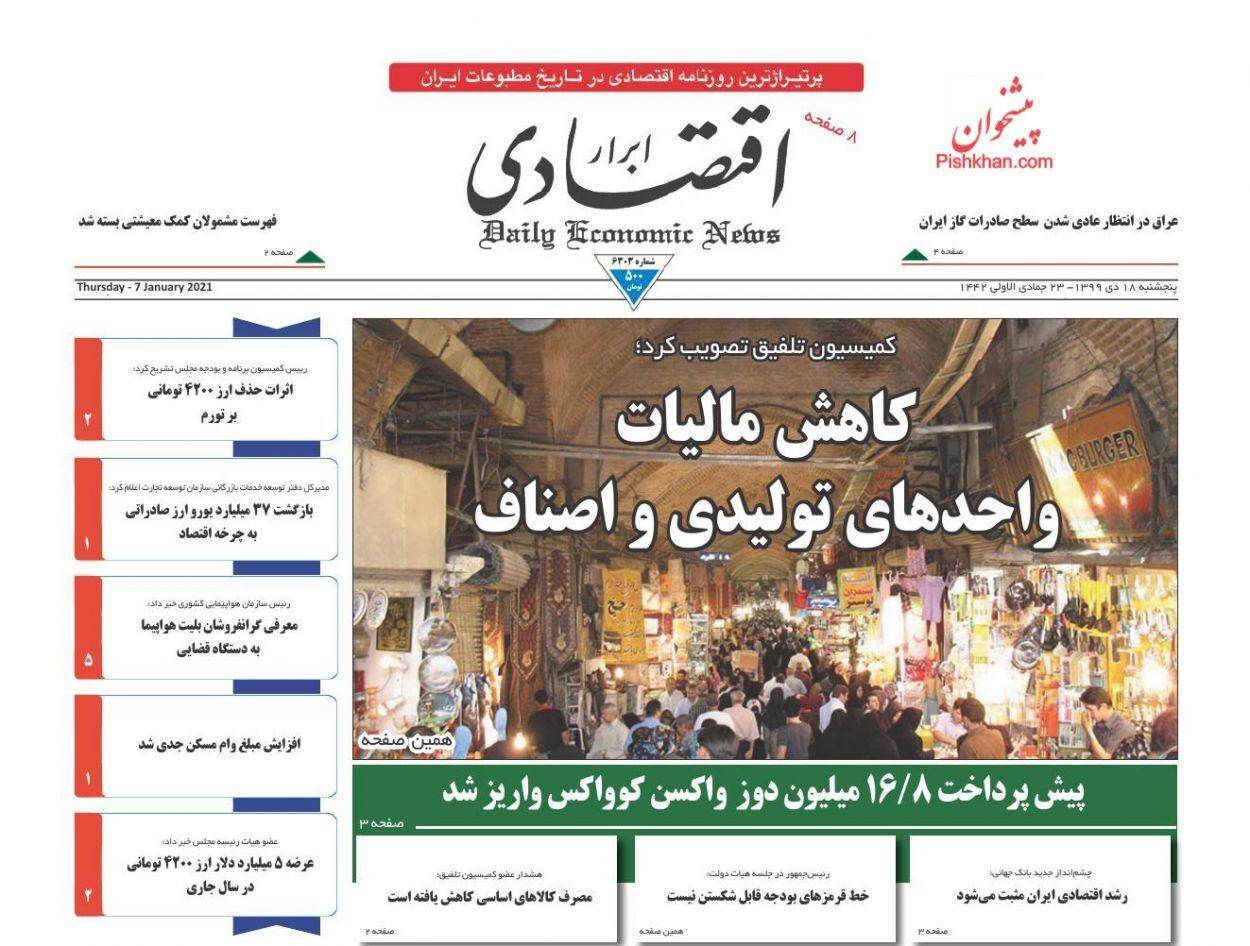 کاهش مالیات واحدهای تولیدی و اصناف/ چرا بازار مصوبات ستاد تنظیم را جدی نمی&zwnj;گیرد؟/ سناریوی ناتمام توسعه تجارت