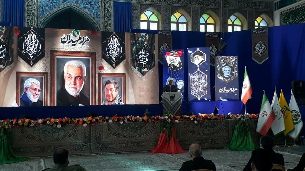 آغاز اجلاسیه سالگرد شهید سلیمانی در کرمان + تصاویر