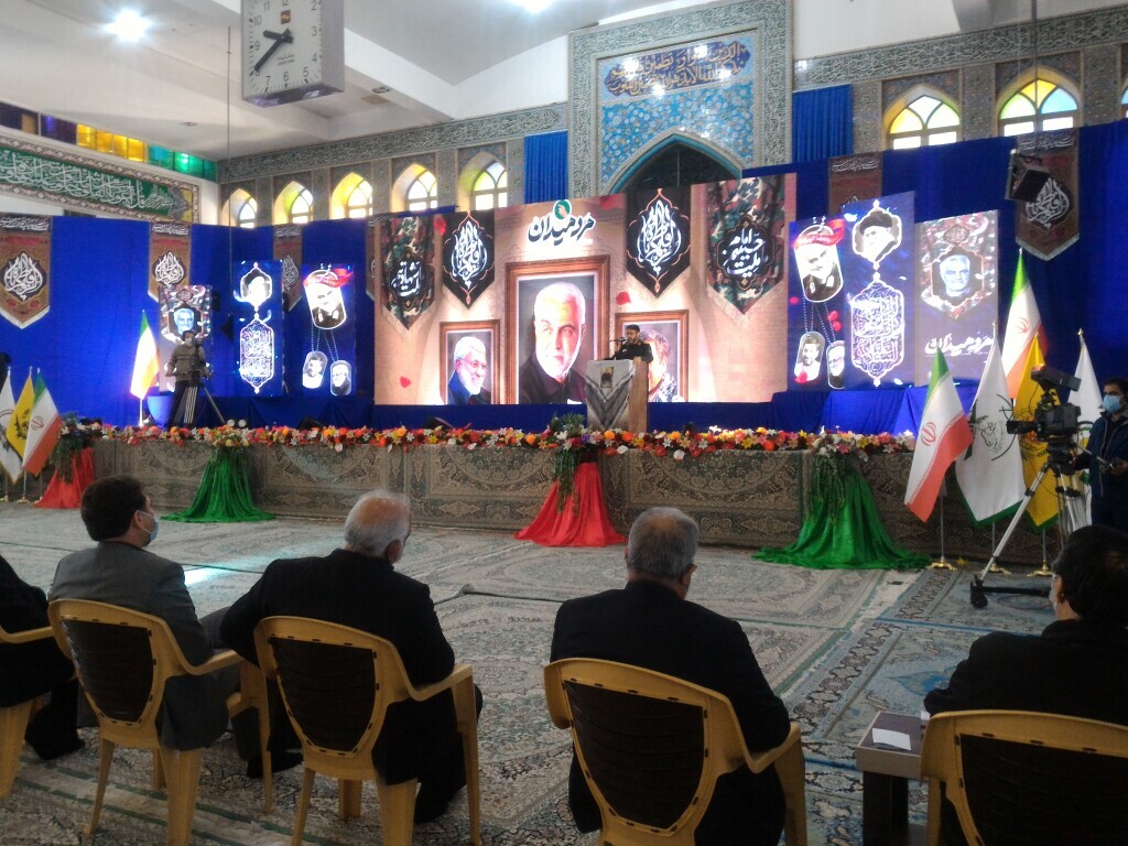 آغاز اجلاسیه سالگرد شهید سلیمانی در کرمان + تصاویر