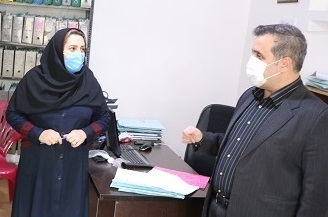 بازدید سرزده مدیر شبکه بهداشت و درمان مهاباد از پایگاه&zwnj;های سلامت