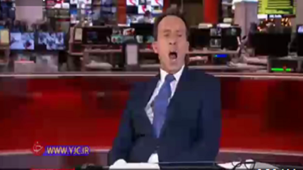 پخش صحنه‌ای غیرمنتظره از گوینده BBC روی آنتن زنده!