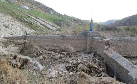 بقایای ویرانی سیل در بزرگ&zwnj;ترین انارستان متمرکز ایران