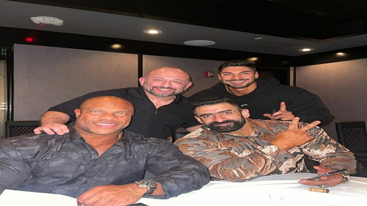 دیدار چوپان با ستارگان پرورش اندام دنیا