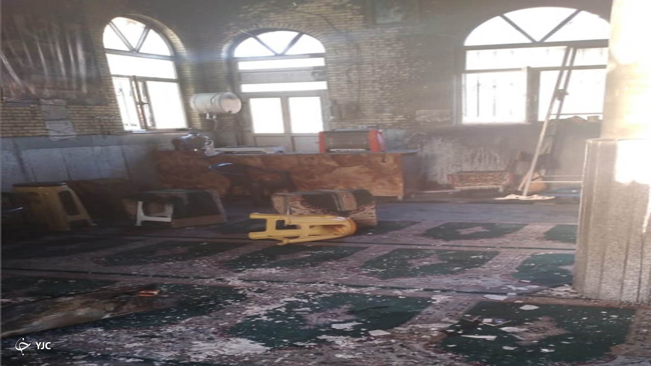 آتش&zwnj;سوزی مسجد در کازرون 