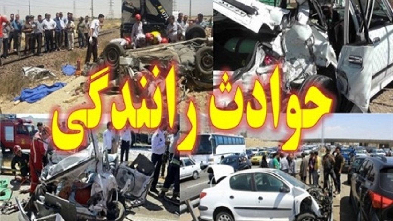 واژگونی مینی بوس با ۱۰ مصدوم در ساوه