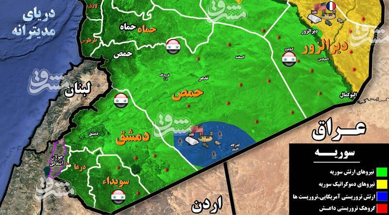 سوریه ۱۰ سال پس از جنگ خونین تحمیلی/ تروریست&zwnj;ها و شبه نظامیان کُرد چه مناطقی را در اشغال دارند؟