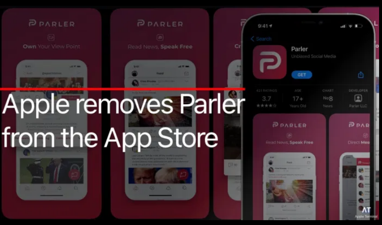 حذف Parler از اپ استور 