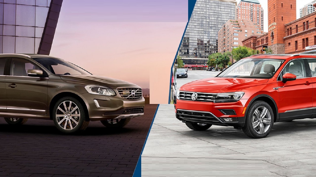 مقایسه ولوو XC60 با فولکس واگن تیگوان+ مشخصات فنی