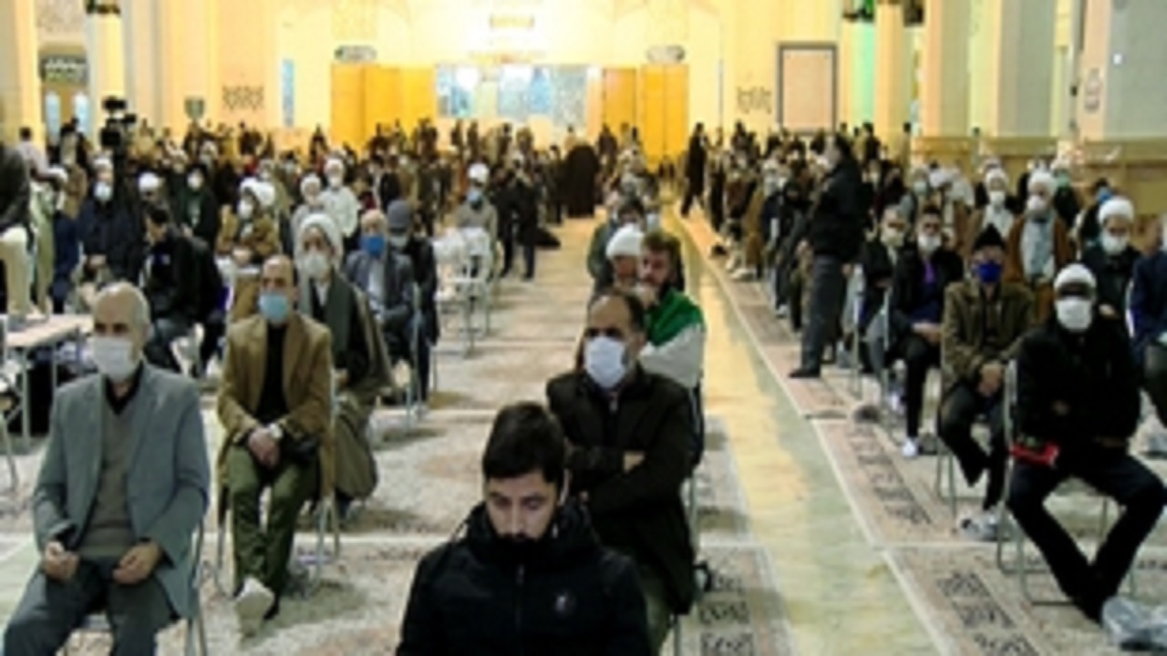 مراسم هفتمین روز ارتحال آیت الله مصباح یزدی در قم برگزار شد