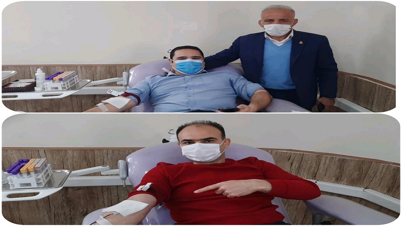 اهدای خون جمعی از پهلوانان کشتی گیلان به یاد جهان پهلوان تختی