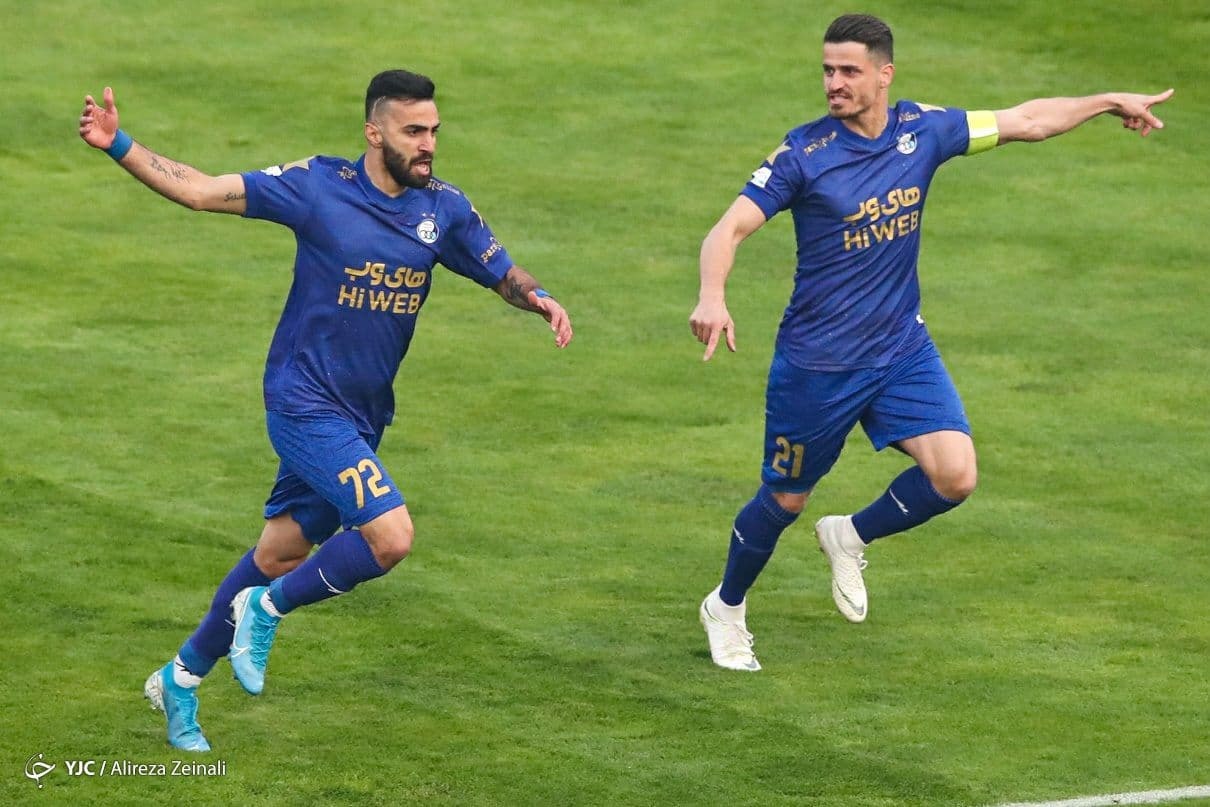 گل دوم استقلال به پرسپولیس مورخ ۲۲ دی ۹۹ + فیلم