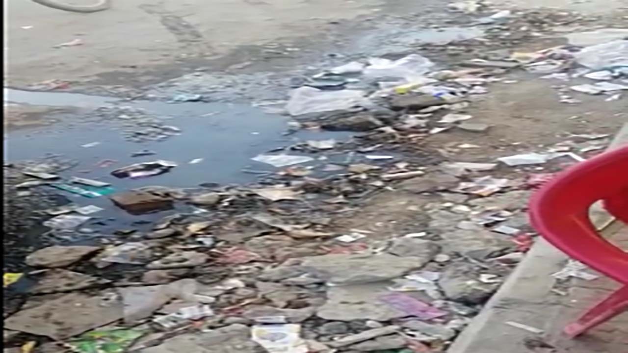 فیلمی از بهداشت اسفناک یک خیابان در نیک‌شهر