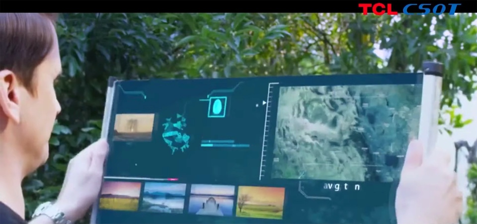 نمایشگر لوله شونده TCL