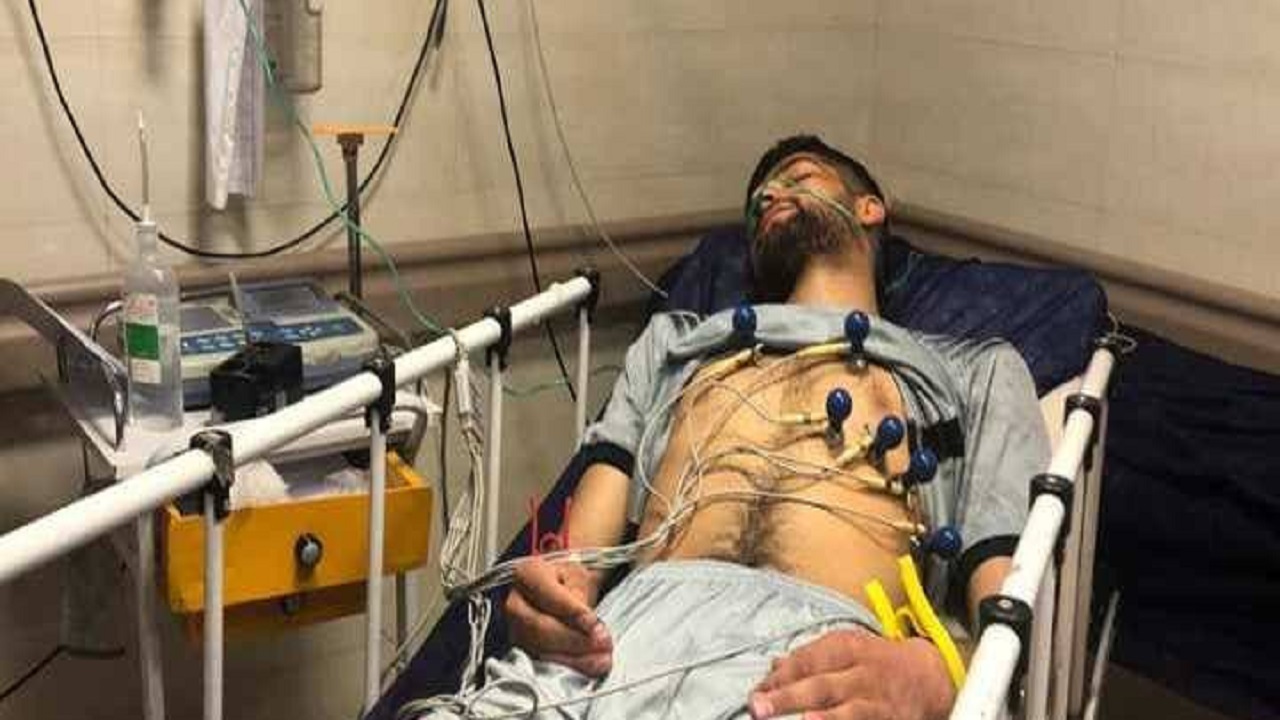شوک عصبی، دروازه‌بان تیم امید پرسپولیس را به بیمارستان فرستاد