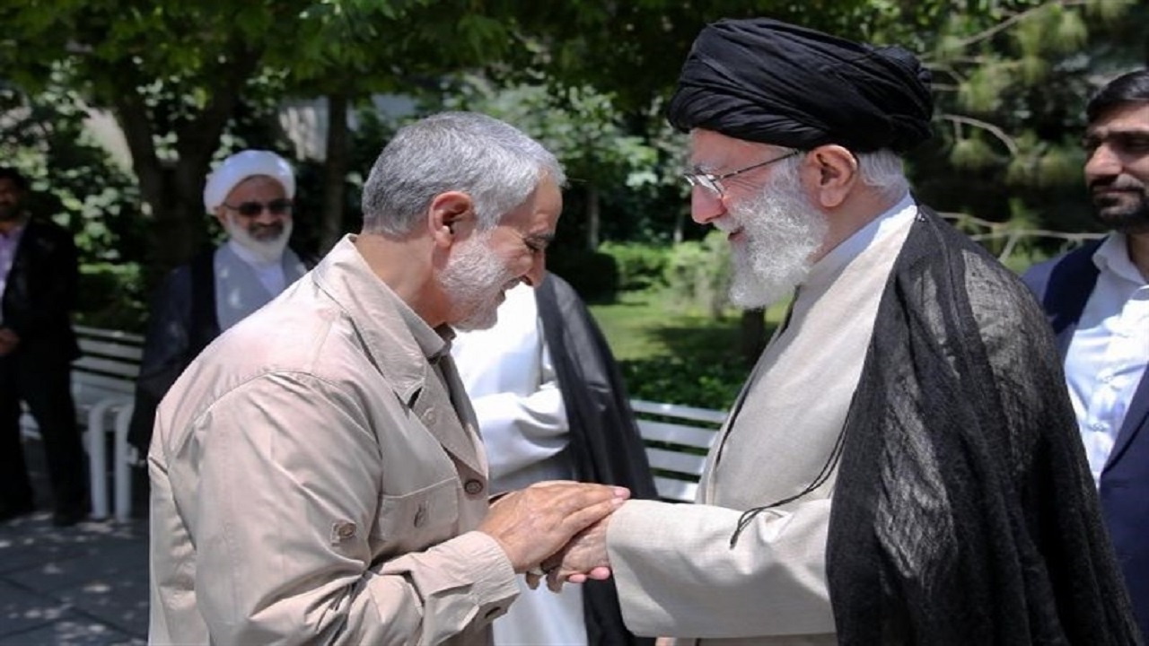 پیغامی که شهید سردار سلیمانی از طریق آیت‌الله خامنه‌ای برای امام خمینی (ره) فرستاد