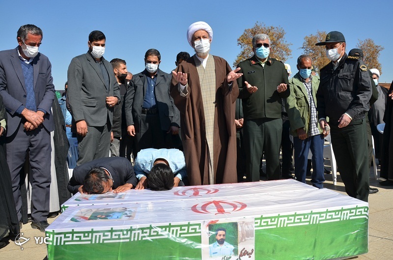 تشییع دو شهید نیروی انتظامی در شیراز