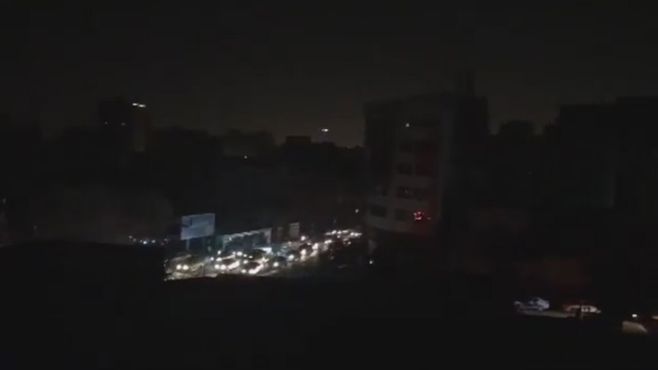 فیلمی از تاریکی دلهره آور تبریز به دلیل قطعی برق