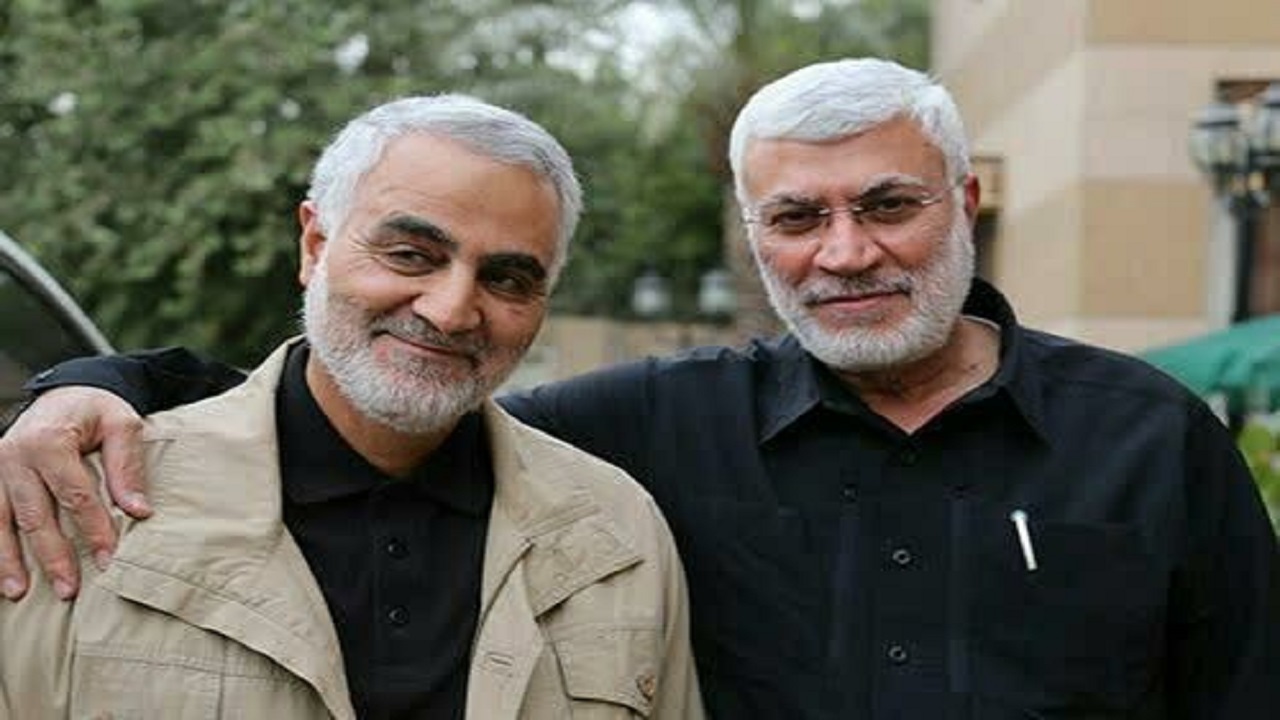 گرامیداشت سالگرد شهادت سردار سلیمانی و ابومهدی المهندس در دیاله عراق